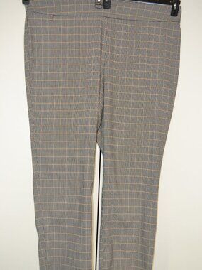 Counterparts Women’s Plaid Dress Pants Size 24W Straight Leg Career Slacks
